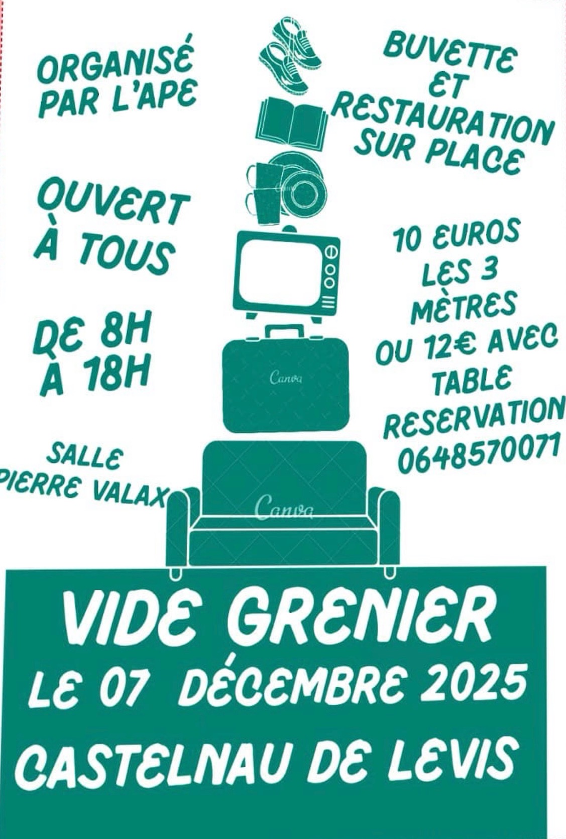 Vide grenier dcembre 2025 1